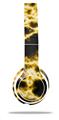WraptorSkinz Skin Decal Wrap compatible with Beats Solo 2 WIRED Headphones Electrify Yellow Skin Only (HEADPHONES NOT INCLUDED)