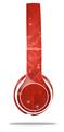 WraptorSkinz Skin Decal Wrap compatible with Beats Solo 2 WIRED Headphones Stardust Red Skin Only (HEADPHONES NOT INCLUDED)