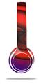 WraptorSkinz Skin Decal Wrap compatible with Beats Solo 2 WIRED Headphones Alecias Swirl 01 Red Skin Only (HEADPHONES NOT INCLUDED)
