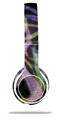 WraptorSkinz Skin Decal Wrap compatible with Beats Solo 2 WIRED Headphones Neon Swoosh on Black Skin Only (HEADPHONES NOT INCLUDED)