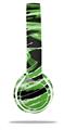 WraptorSkinz Skin Decal Wrap compatible with Beats Solo 2 WIRED Headphones Alecias Swirl 02 Green Skin Only (HEADPHONES NOT INCLUDED)