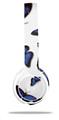 WraptorSkinz Skin Decal Wrap compatible with Beats Solo 2 WIRED Headphones Butterflies Blue Skin Only (HEADPHONES NOT INCLUDED)
