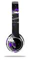 WraptorSkinz Skin Decal Wrap compatible with Beats Solo 2 WIRED Headphones Abstract 02 Purple Skin Only (HEADPHONES NOT INCLUDED)