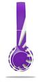 WraptorSkinz Skin Decal Wrap compatible with Beats Solo 2 WIRED Headphones Rising Sun Japanese Flag Purple Skin Only (HEADPHONES NOT INCLUDED)