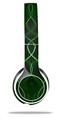 WraptorSkinz Skin Decal Wrap compatible with Beats Solo 2 WIRED Headphones Abstract 01 Green Skin Only (HEADPHONES NOT INCLUDED)