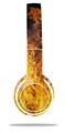 WraptorSkinz Skin Decal Wrap compatible with Beats Solo 2 WIRED Headphones Open Fire Skin Only (HEADPHONES NOT INCLUDED)