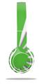 WraptorSkinz Skin Decal Wrap compatible with Beats Solo 2 WIRED Headphones Rising Sun Japanese Flag Green Skin Only (HEADPHONES NOT INCLUDED)