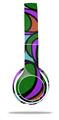 WraptorSkinz Skin Decal Wrap compatible with Beats Solo 2 WIRED Headphones Crazy Dots 03 Skin Only (HEADPHONES NOT INCLUDED)