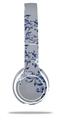 WraptorSkinz Skin Decal Wrap compatible with Beats Solo 2 WIRED Headphones Victorian Design Blue Skin Only (HEADPHONES NOT INCLUDED)