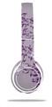 WraptorSkinz Skin Decal Wrap compatible with Beats Solo 2 WIRED Headphones Victorian Design Purple Skin Only (HEADPHONES NOT INCLUDED)