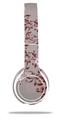 WraptorSkinz Skin Decal Wrap compatible with Beats Solo 2 WIRED Headphones Victorian Design Red Skin Only (HEADPHONES NOT INCLUDED)