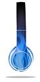 WraptorSkinz Skin Decal Wrap compatible with Beats Solo 2 WIRED Headphones Fire Blue Skin Only (HEADPHONES NOT INCLUDED)
