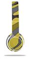 WraptorSkinz Skin Decal Wrap compatible with Beats Solo 2 WIRED Headphones Camouflage Yellow Skin Only (HEADPHONES NOT INCLUDED)