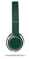 WraptorSkinz Skin Decal Wrap compatible with Beats Solo 2 WIRED Headphones Solids Collection Hunter Green Skin Only (HEADPHONES NOT INCLUDED)