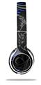 WraptorSkinz Skin Decal Wrap compatible with Beats Solo 2 WIRED Headphones Twisted Garden Gray and Blue Skin Only (HEADPHONES NOT INCLUDED)