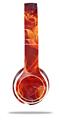 WraptorSkinz Skin Decal Wrap compatible with Beats Solo 2 WIRED Headphones Fire Flower Skin Only (HEADPHONES NOT INCLUDED)