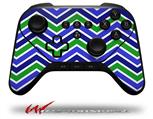 Zig Zag Blue Green - Decal Style Skin fits original Amazon Fire TV Gaming Controller (CONTROLLER NOT INCLUDED)