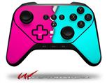 Ripped Colors Hot Pink Neon Teal - Decal Style Skin fits original Amazon Fire TV Gaming Controller (CONTROLLER NOT INCLUDED)