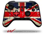 Painted Faded and Cracked Union Jack British Flag - Decal Style Skin fits original Amazon Fire TV Gaming Controller (CONTROLLER NOT INCLUDED)