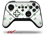 Pastel Butterflies Green on White - Decal Style Skin fits original Amazon Fire TV Gaming Controller (CONTROLLER NOT INCLUDED)