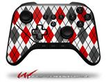 Argyle Red and Gray - Decal Style Skin fits original Amazon Fire TV Gaming Controller (CONTROLLER NOT INCLUDED)