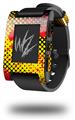 Halftone Splatter Yellow Red - Decal Style Skin fits original Pebble Smart Watch (WATCH SOLD SEPARATELY)