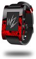HEX Red - Decal Style Skin fits original Pebble Smart Watch (WATCH SOLD SEPARATELY)