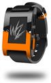 Ripped Colors Black Orange - Decal Style Skin fits original Pebble Smart Watch (WATCH SOLD SEPARATELY)