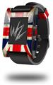 Painted Faded and Cracked Union Jack British Flag - Decal Style Skin fits original Pebble Smart Watch (WATCH SOLD SEPARATELY)