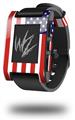 USA American Flag 01 - Decal Style Skin fits original Pebble Smart Watch (WATCH SOLD SEPARATELY)