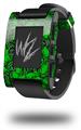 Scattered Skulls Green - Decal Style Skin fits original Pebble Smart Watch (WATCH SOLD SEPARATELY)