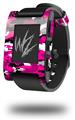 WraptorCamo Digital Camo Hot Pink - Decal Style Skin fits original Pebble Smart Watch (WATCH SOLD SEPARATELY)