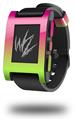 Smooth Fades Neon Green Hot Pink - Decal Style Skin fits original Pebble Smart Watch (WATCH SOLD SEPARATELY)