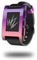 Smooth Fades Pink Purple - Decal Style Skin fits original Pebble Smart Watch (WATCH SOLD SEPARATELY)