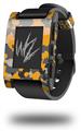 WraptorCamo Old School Camouflage Camo Orange - Decal Style Skin fits original Pebble Smart Watch (WATCH SOLD SEPARATELY)