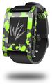 WraptorCamo Old School Camouflage Camo Lime Green - Decal Style Skin fits original Pebble Smart Watch (WATCH SOLD SEPARATELY)