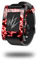 Electrify Red - Decal Style Skin fits original Pebble Smart Watch (WATCH SOLD SEPARATELY)