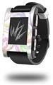 Neon Swoosh on White - Decal Style Skin fits original Pebble Smart Watch (WATCH SOLD SEPARATELY)