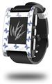 Pastel Butterflies Blue on White - Decal Style Skin fits original Pebble Smart Watch (WATCH SOLD SEPARATELY)