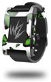 Butterflies Green - Decal Style Skin fits original Pebble Smart Watch (WATCH SOLD SEPARATELY)