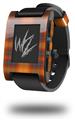 Plaid Pumpkin Orange - Decal Style Skin fits original Pebble Smart Watch (WATCH SOLD SEPARATELY)