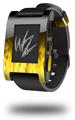 Fire Yellow - Decal Style Skin fits original Pebble Smart Watch (WATCH SOLD SEPARATELY)
