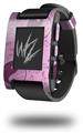 Feminine Yin Yang Purple - Decal Style Skin fits original Pebble Smart Watch (WATCH SOLD SEPARATELY)