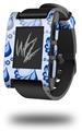 Petals Blue - Decal Style Skin fits original Pebble Smart Watch (WATCH SOLD SEPARATELY)