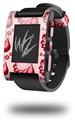 Petals Red - Decal Style Skin fits original Pebble Smart Watch (WATCH SOLD SEPARATELY)