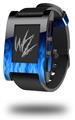 Fire Blue - Decal Style Skin fits original Pebble Smart Watch (WATCH SOLD SEPARATELY)