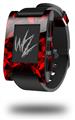 Skulls Confetti Red - Decal Style Skin fits original Pebble Smart Watch (WATCH SOLD SEPARATELY)