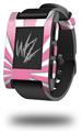 Rising Sun Japanese Flag Pink - Decal Style Skin fits original Pebble Smart Watch (WATCH SOLD SEPARATELY)