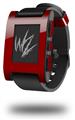 Solids Collection Red Dark - Decal Style Skin fits original Pebble Smart Watch (WATCH SOLD SEPARATELY)