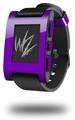 Solids Collection Purple - Decal Style Skin fits original Pebble Smart Watch (WATCH SOLD SEPARATELY)